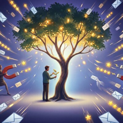 Visual representation of brands moving away from traditional review chasing